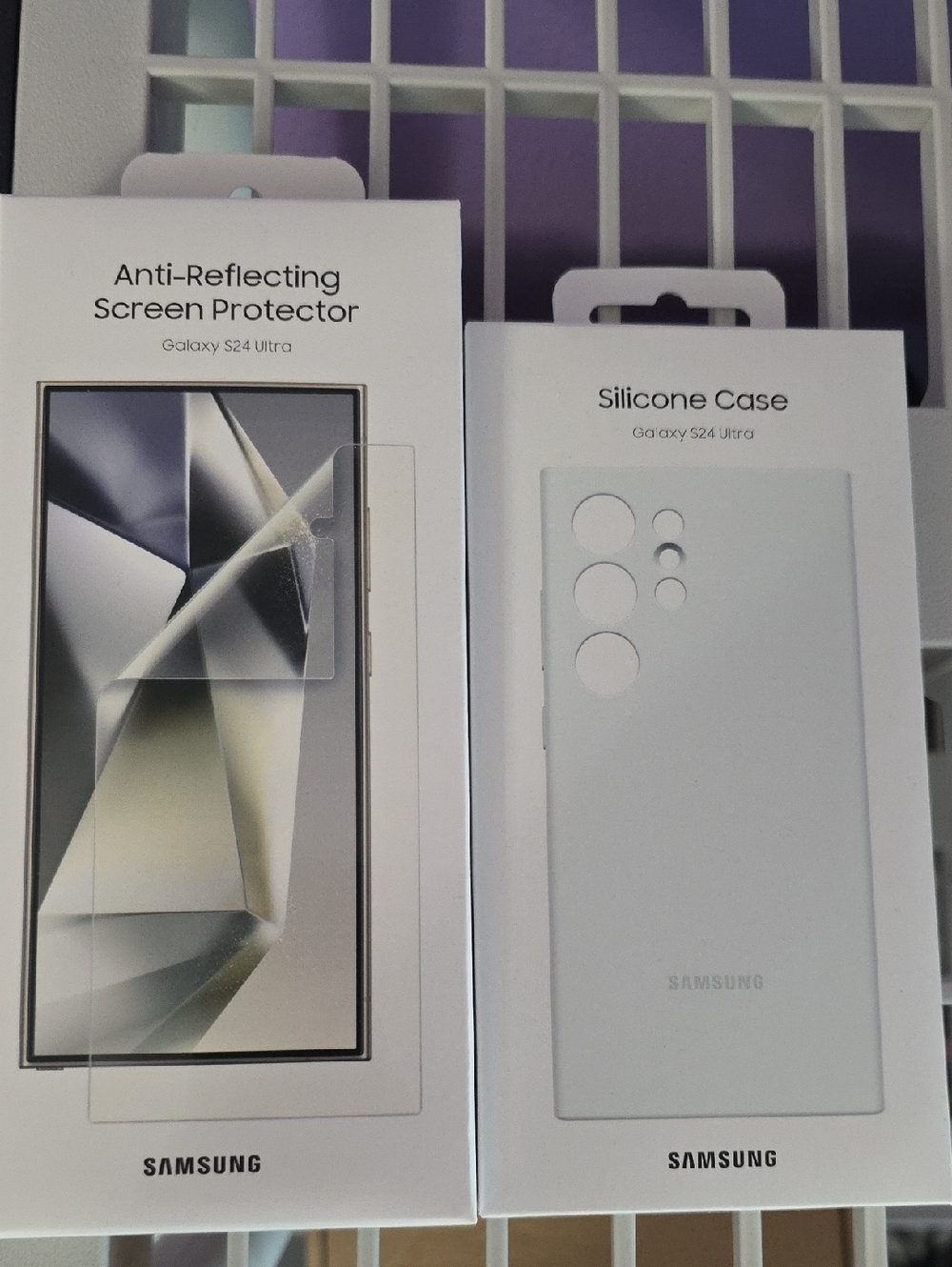 Samsung Anti-Reflecting Screen Protector - White